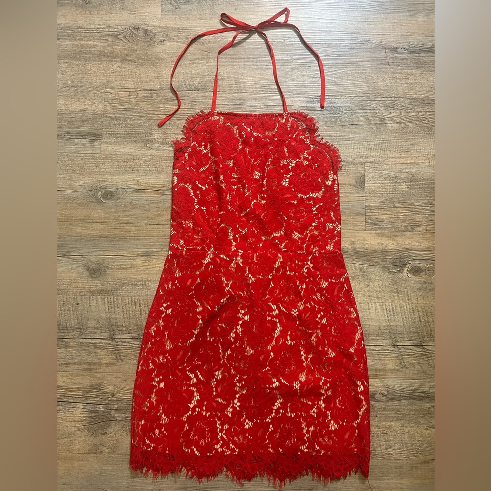 Tobi red lace dress❤️